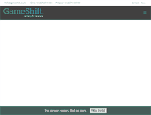 Tablet Screenshot of gameshift.co.uk